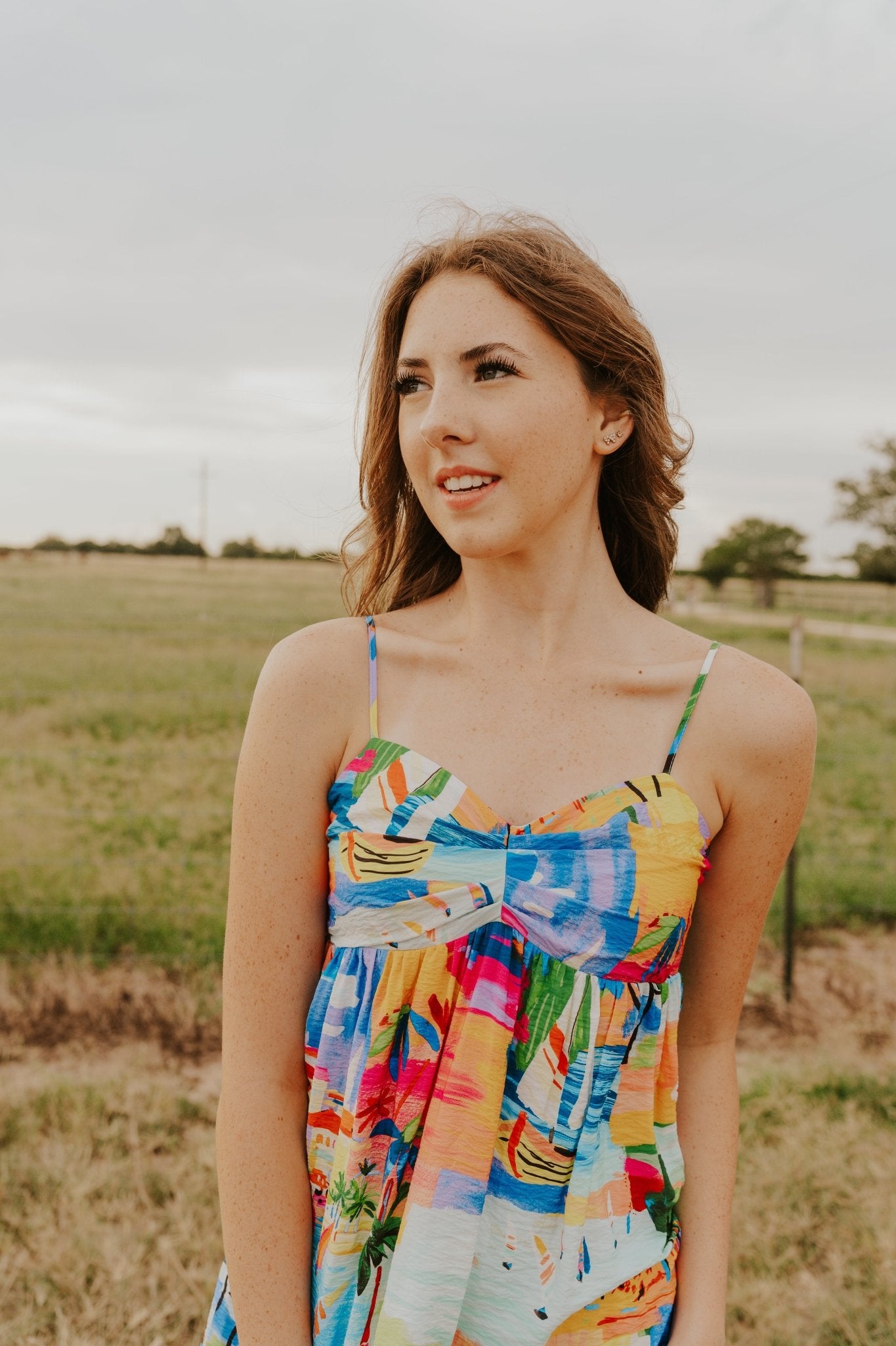 Blue Multi Resort Summer Boat Maxi Dress DC9893FO - Southern Soule Designs