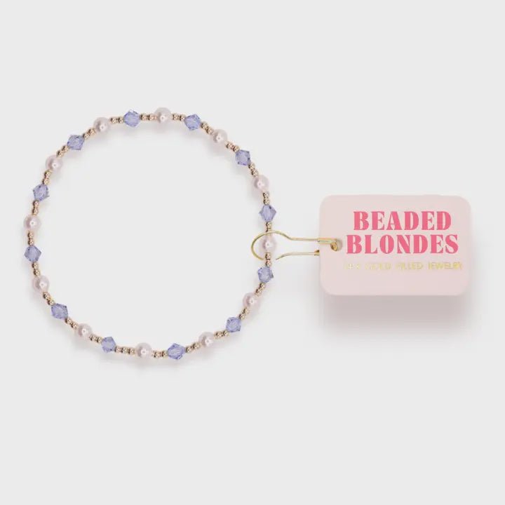 Blue Pearl June Bracelet - Southern Soule Designs