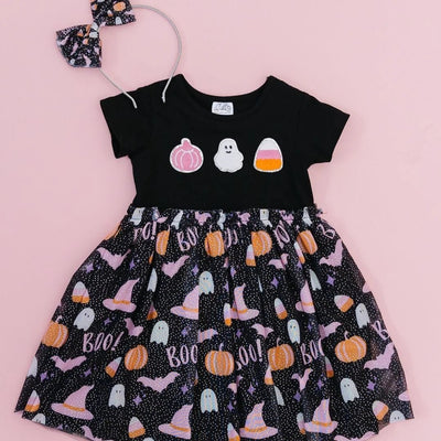Boo Halloween Tutu Dress - Southern Soule Designs
