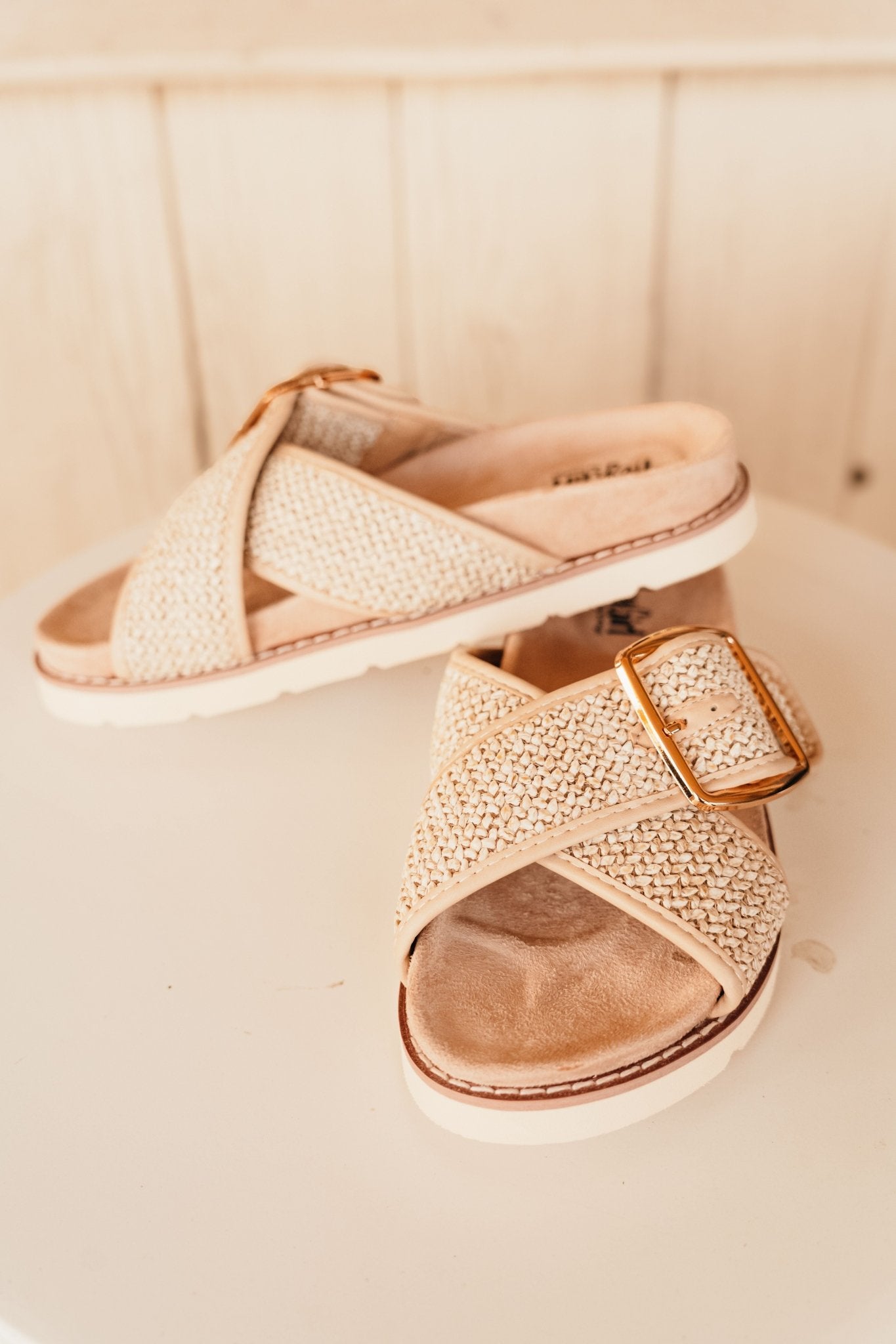Booked Beige Sandal - Southern Soule Designs