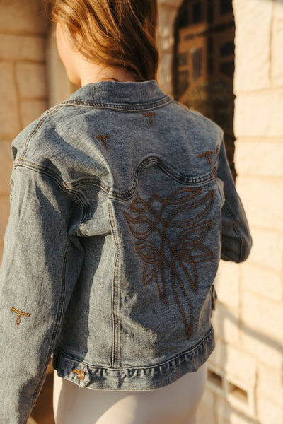 Boots Stitch Denim Jacket 23144J - Southern Soule Designs