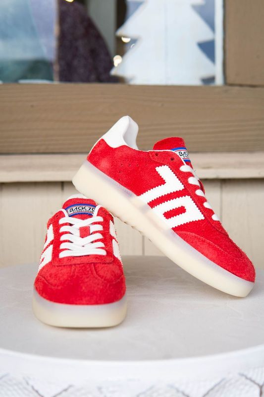 Boston 2505 Red Sneaker - Southern Soule Designs