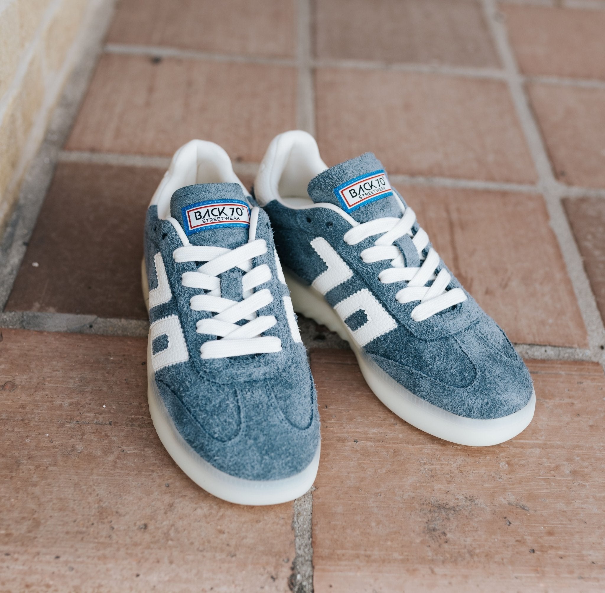 Boston LS Blue Milk Sneaker - Southern Soule Designs