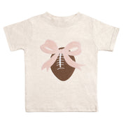 Bow Football Patch Short Sleeve Tee - GST-344 - Southern Soule Designs