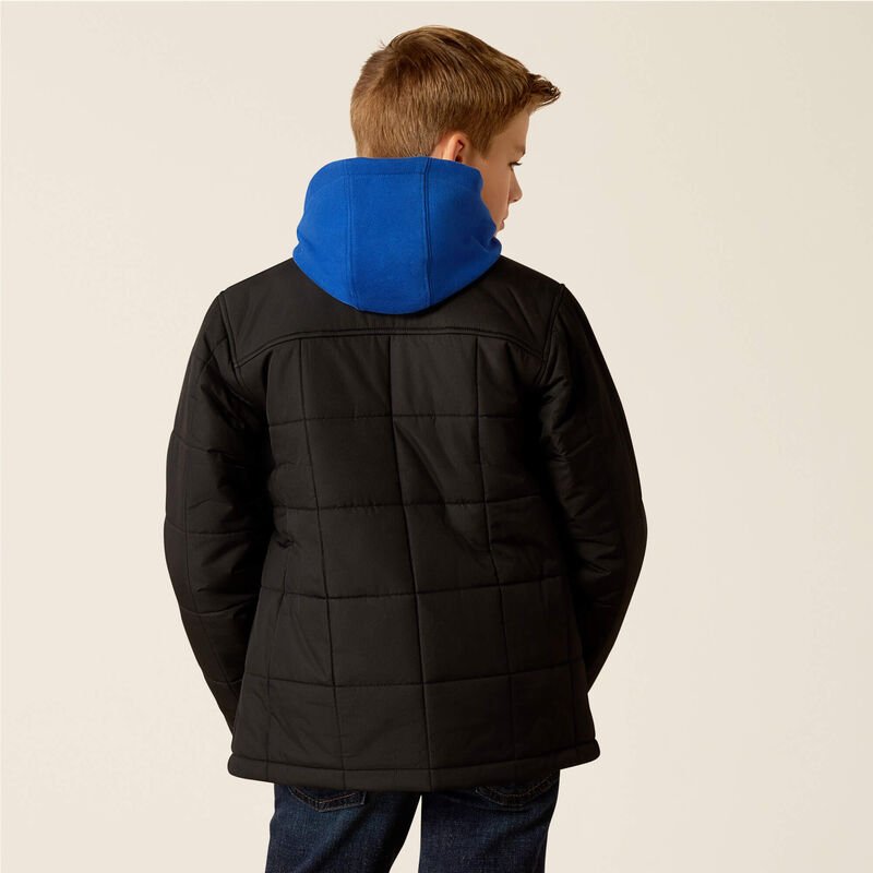 Boys Black Crius Insulated Jacket 10051984 - Southern Soule Designs