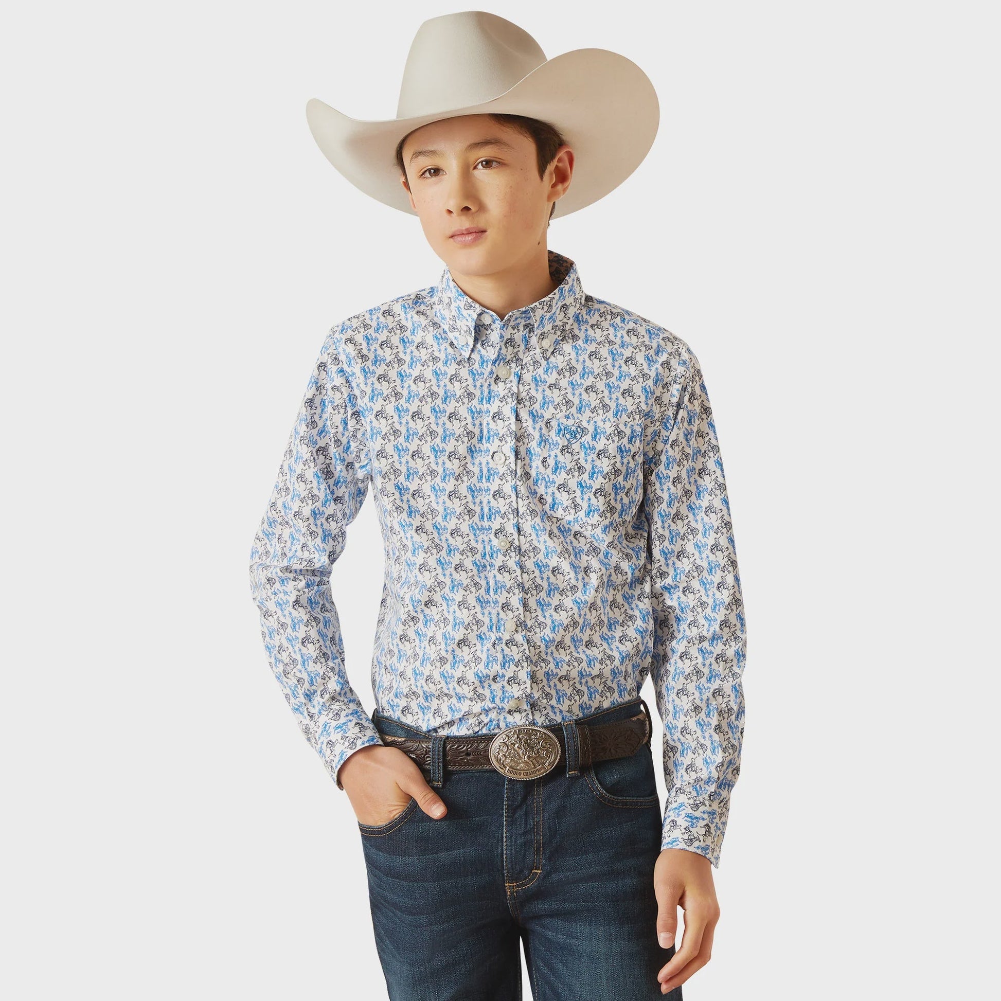 Boys Peerce LS White 10047296 - Southern Soule Designs