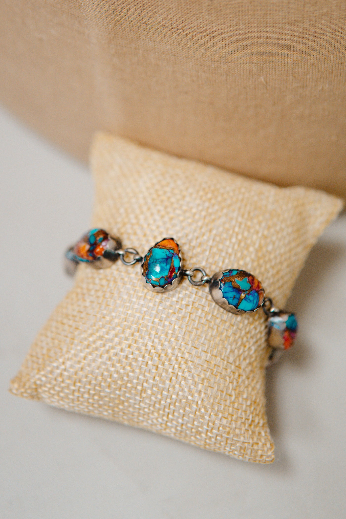Purple Mohave Link Bracelet