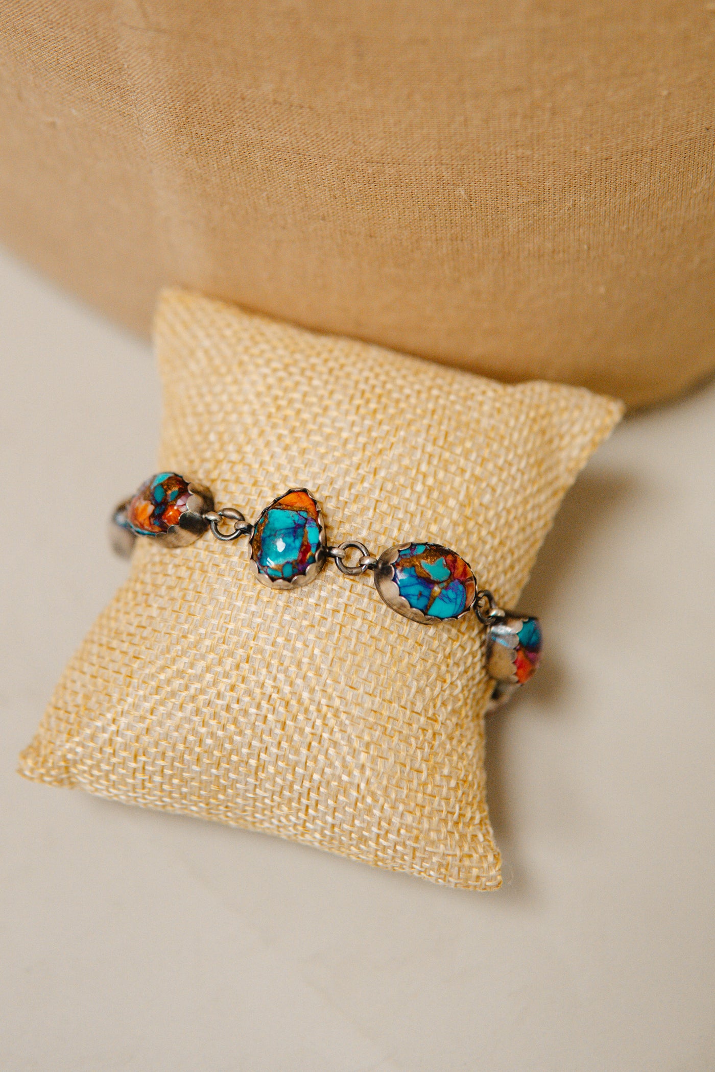 Purple Mohave Link Bracelet