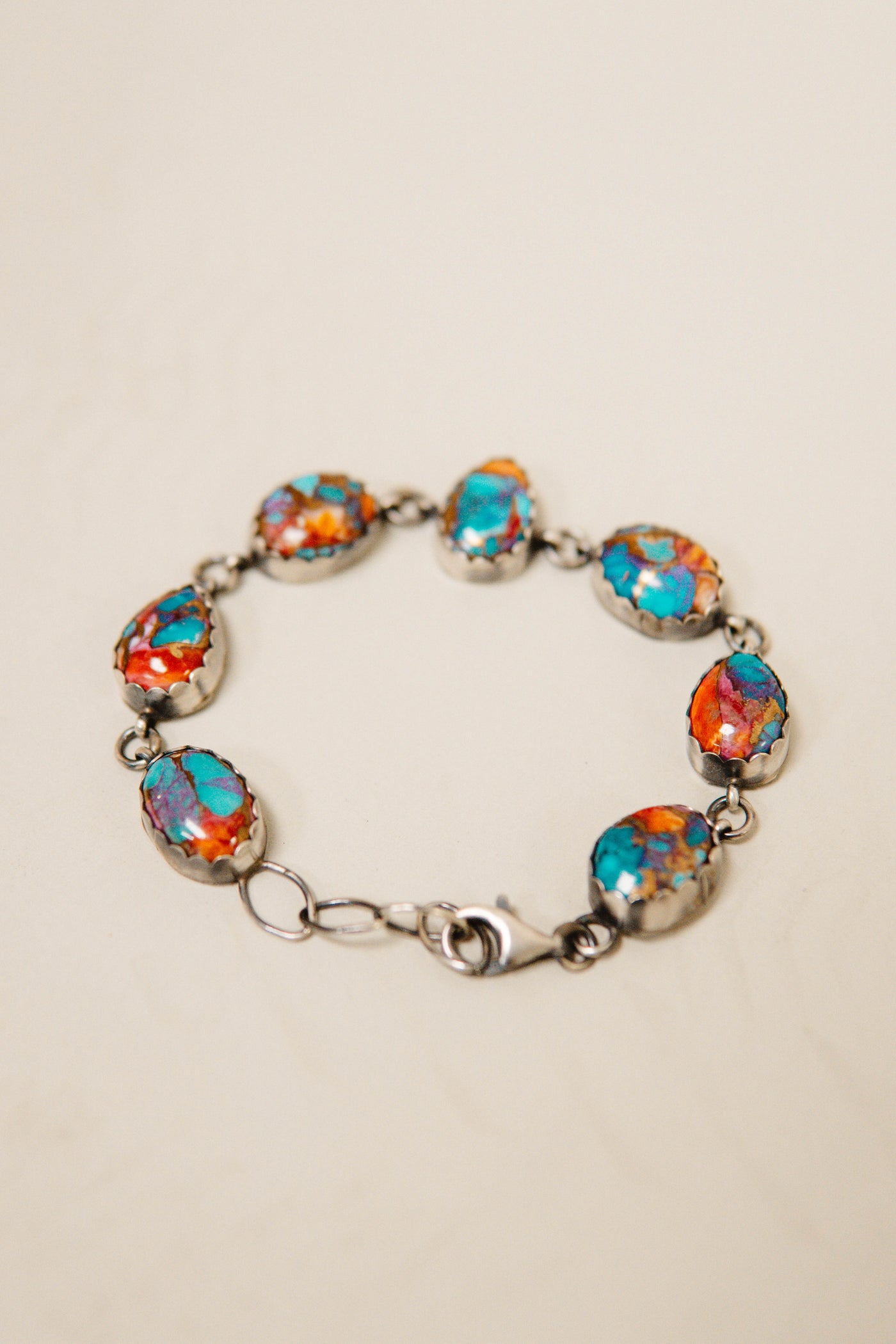 Purple Mohave Link Bracelet