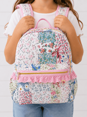 Bree Backpack - Bluebell Patchwork - BB-BLUEPAT - Southern Soule Designs