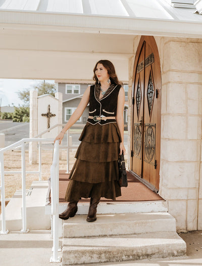 Bronc Rider Belle Vest M2513Q - Southern Soule Designs