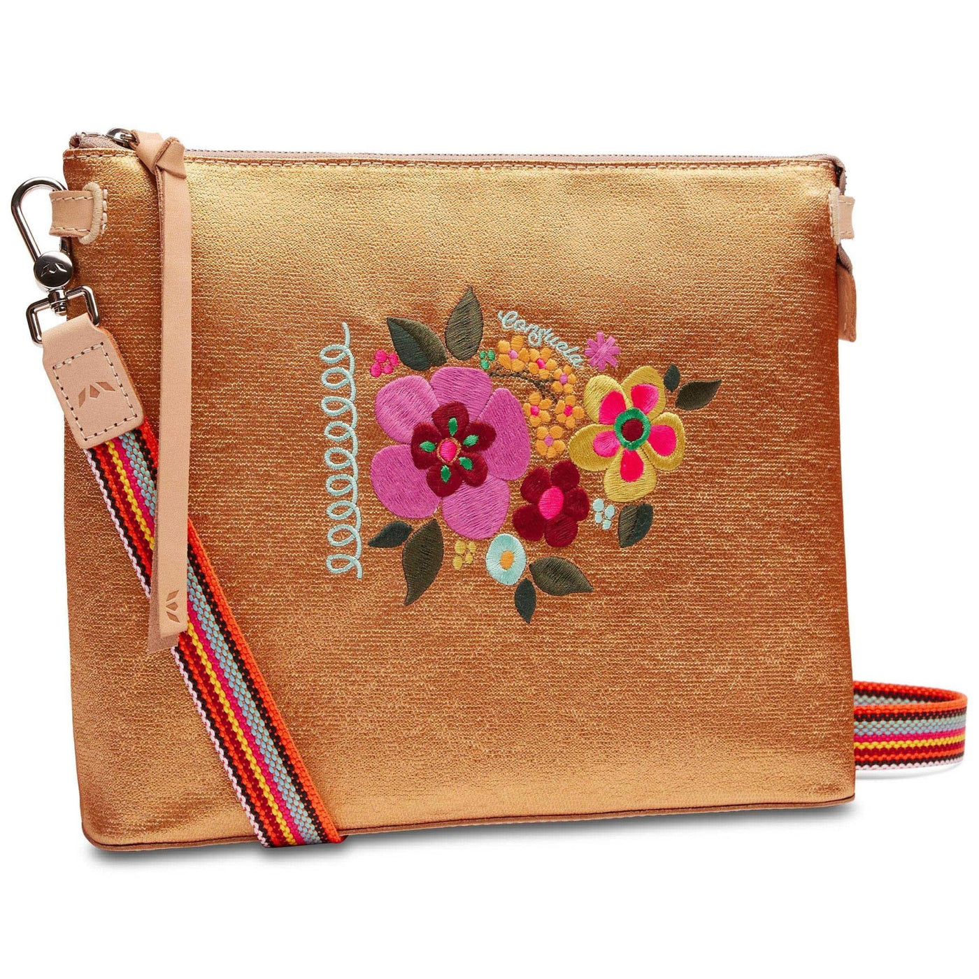 Bronzed Downtown Crossbody - Southern Soule Designs