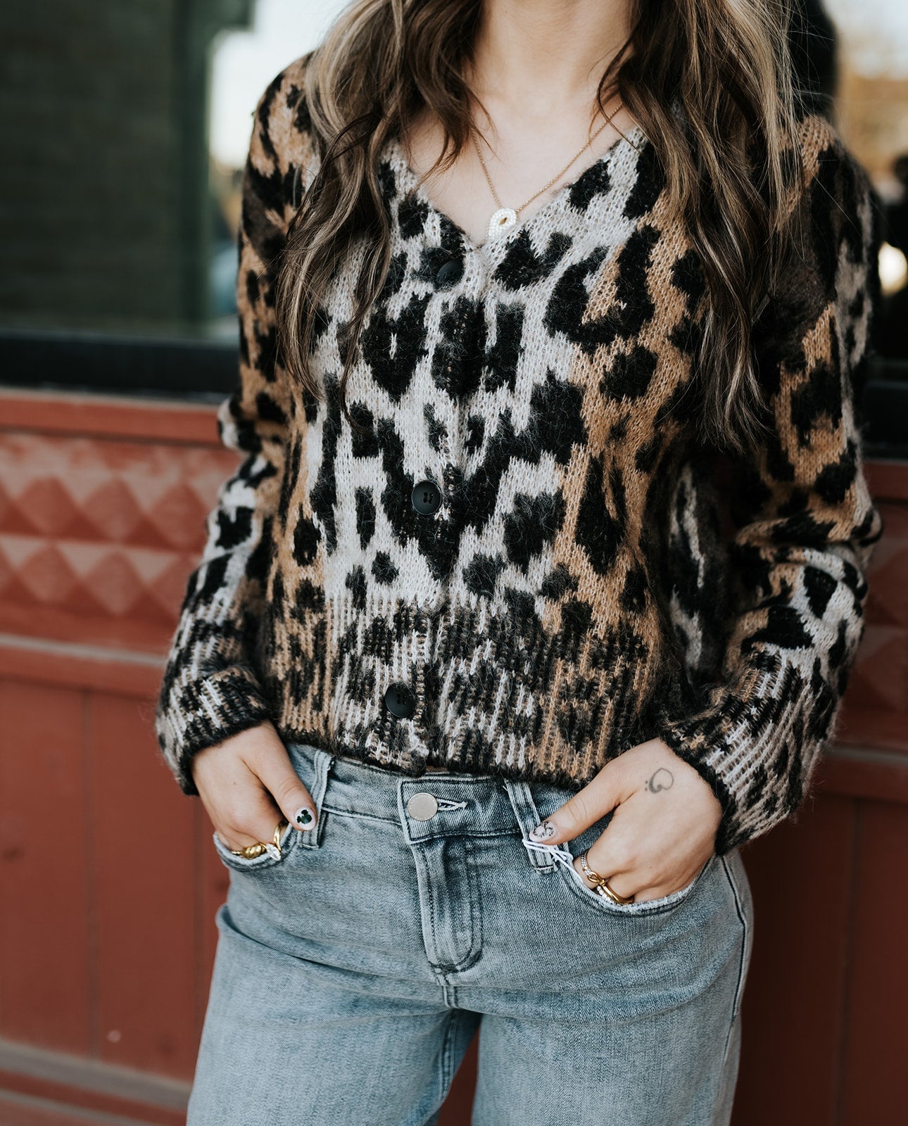 Brown Cheetah Cardigan SWP11515 - Southern Soule Designs