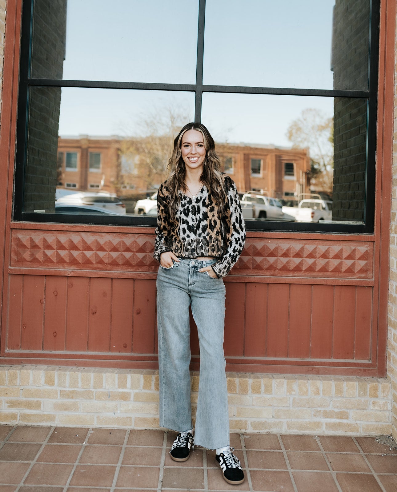 Brown Cheetah Cardigan SWP11515 - Southern Soule Designs