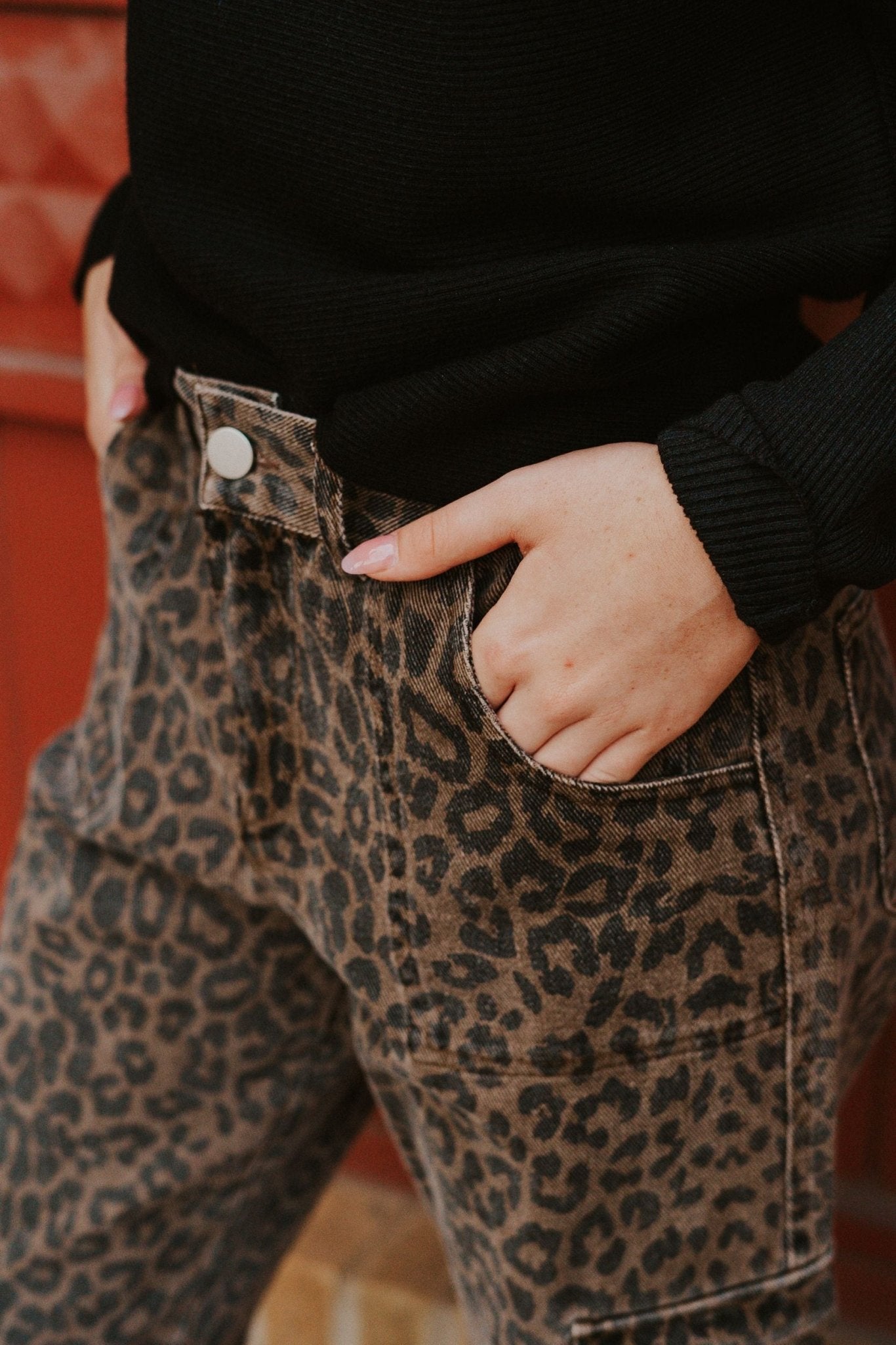 Brown Cheetah Print Cargo Pants CP9997 - Southern Soule Designs