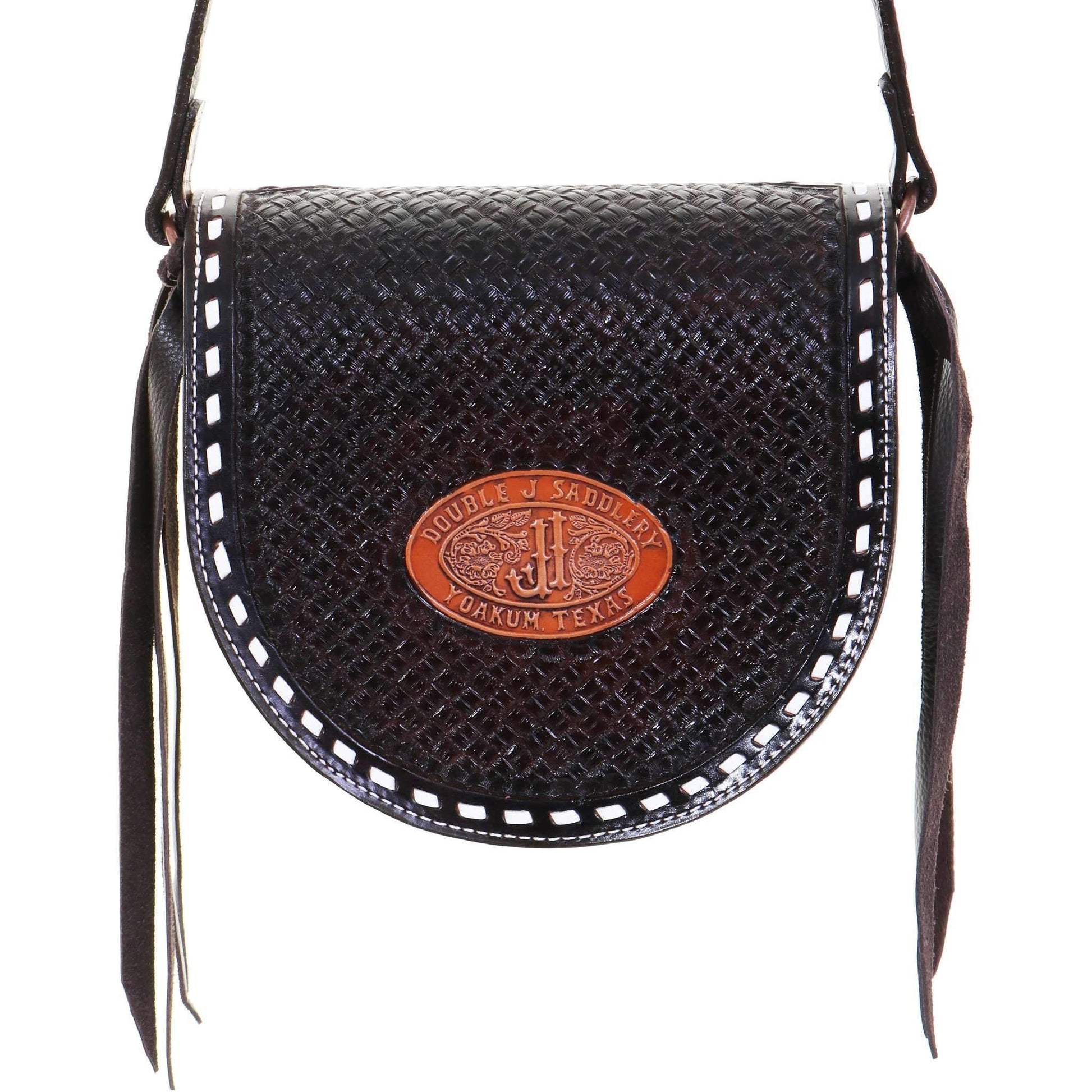 Brown Leather Saddle Bag 3/4" Strap SB29 - Southern Soule Designs