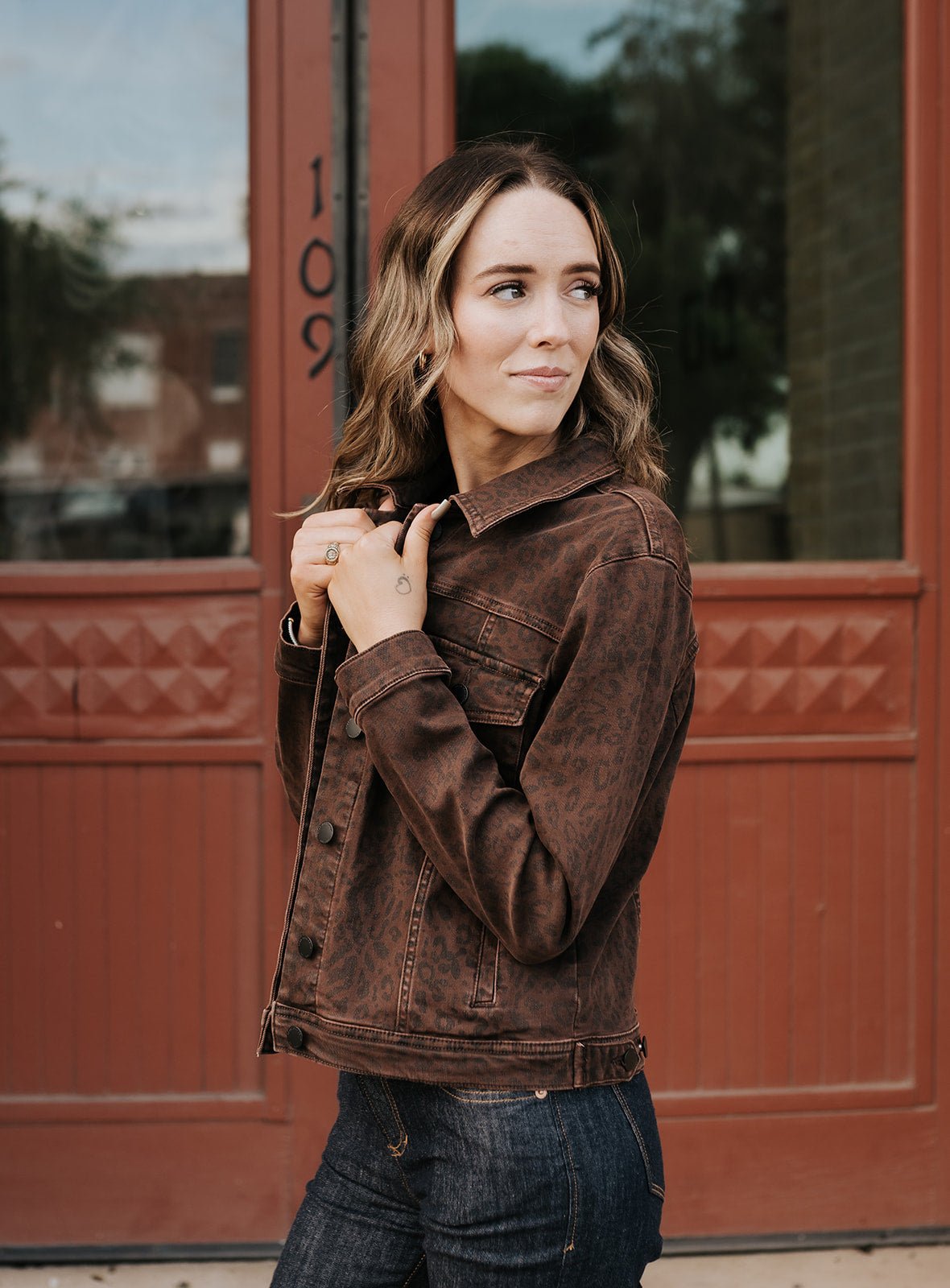 Brown Leopard Ainsley Jacket - Southern Soule Designs