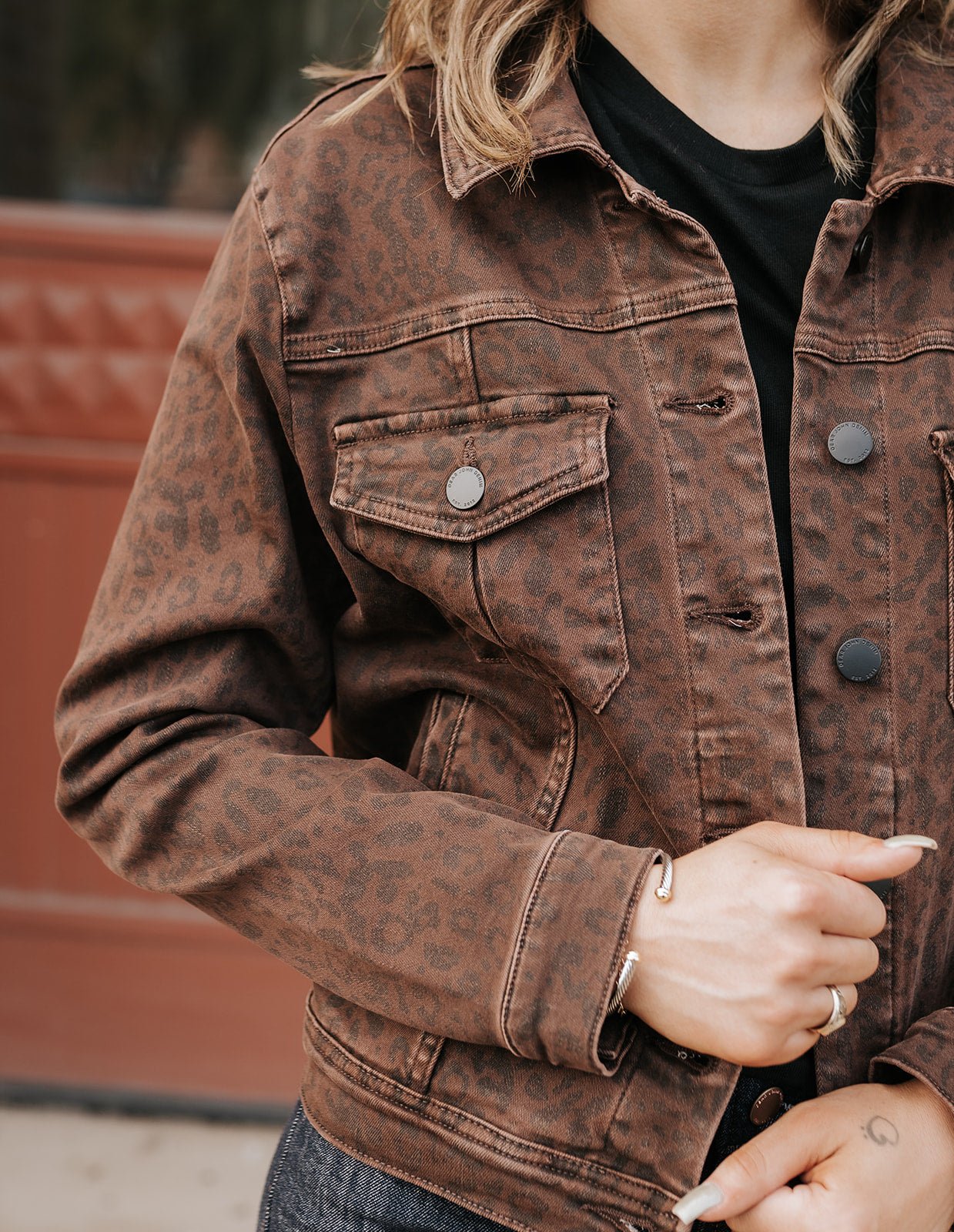 Brown Leopard Ainsley Jacket - Southern Soule Designs