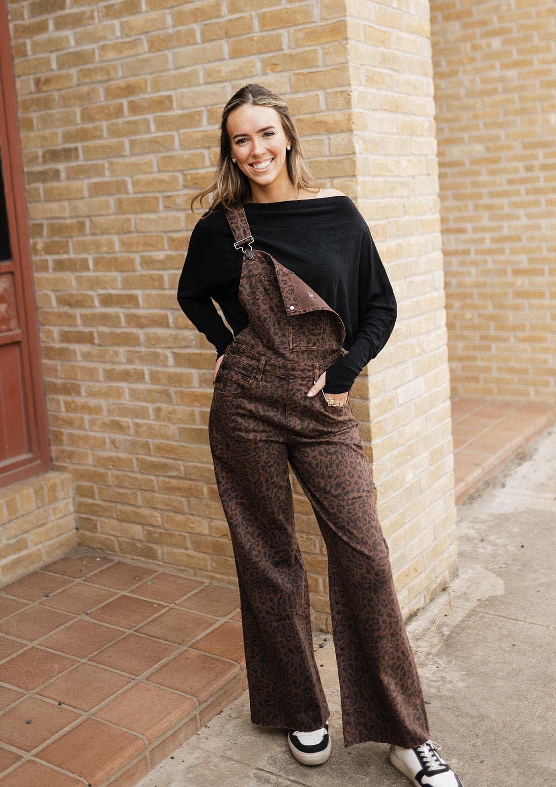 Brown Leopard Fiona Overall - Southern Soule Designs