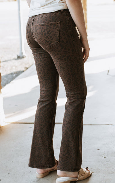 Brown Leopard Jaxtyn Jean - Southern Soule Designs