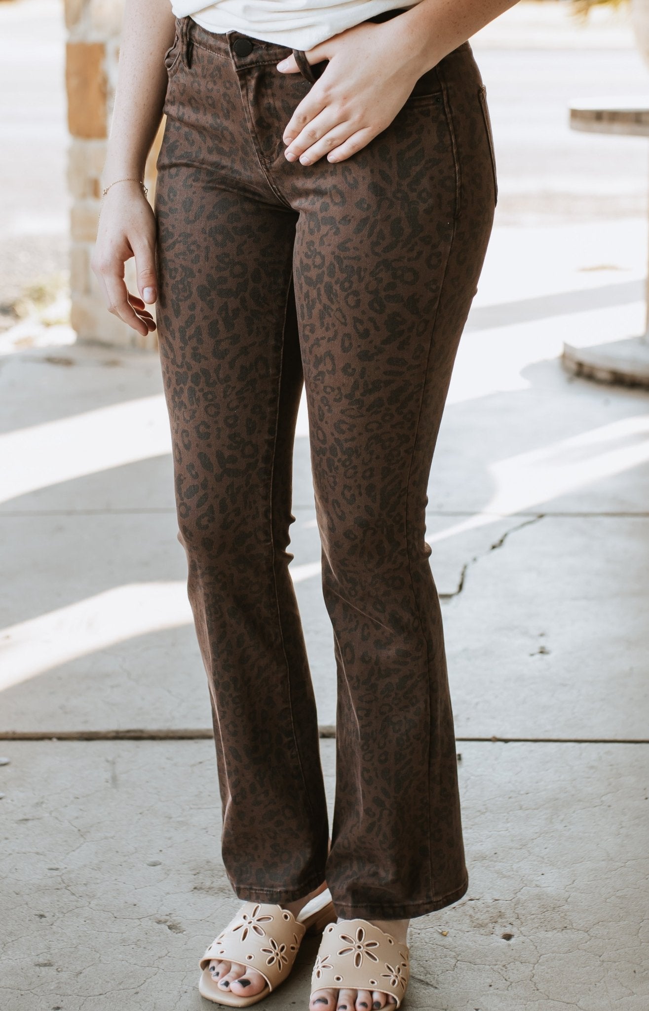 Brown Leopard Jaxtyn Jean - Southern Soule Designs