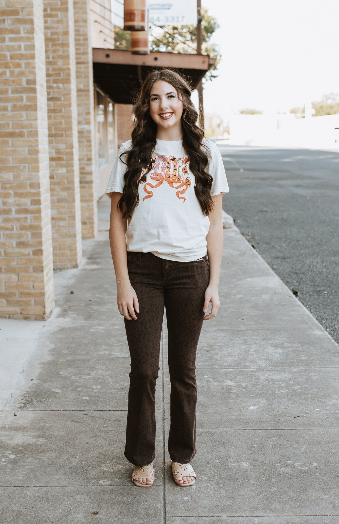 Brown Leopard Jaxtyn Jean - Southern Soule Designs