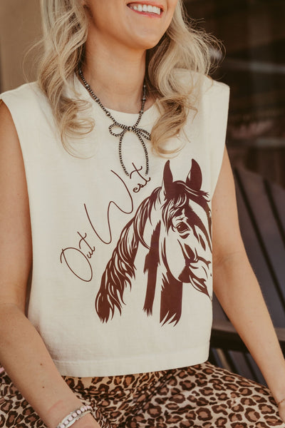 Brown Out West Graphic Tee - Southern Soule Designs