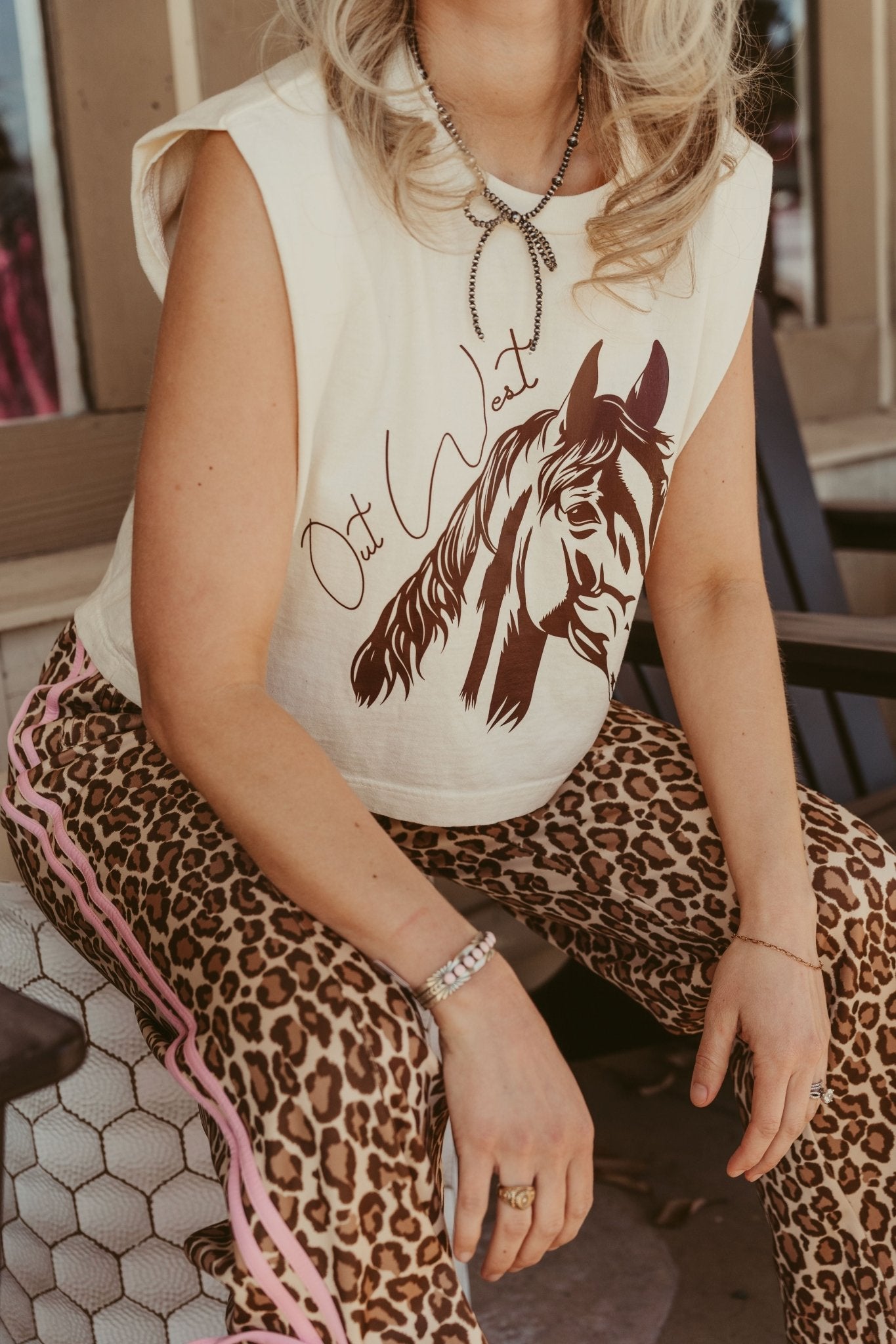 Brown Out West Graphic Tee - Southern Soule Designs