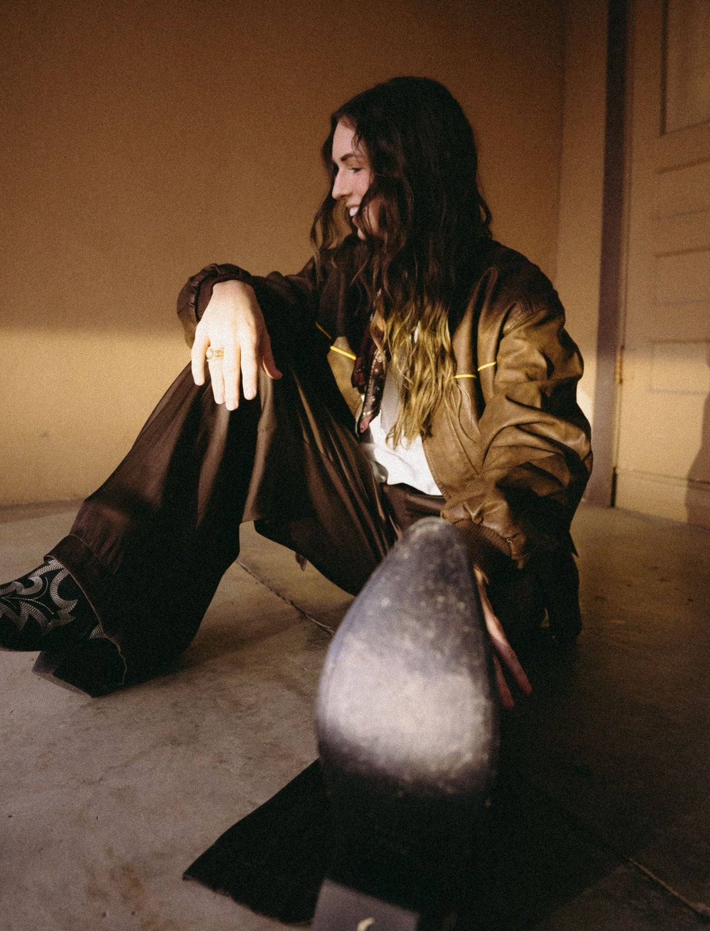 Brown Rodeo Bomber Jacket BRJ3138 - 1 - Southern Soule Designs