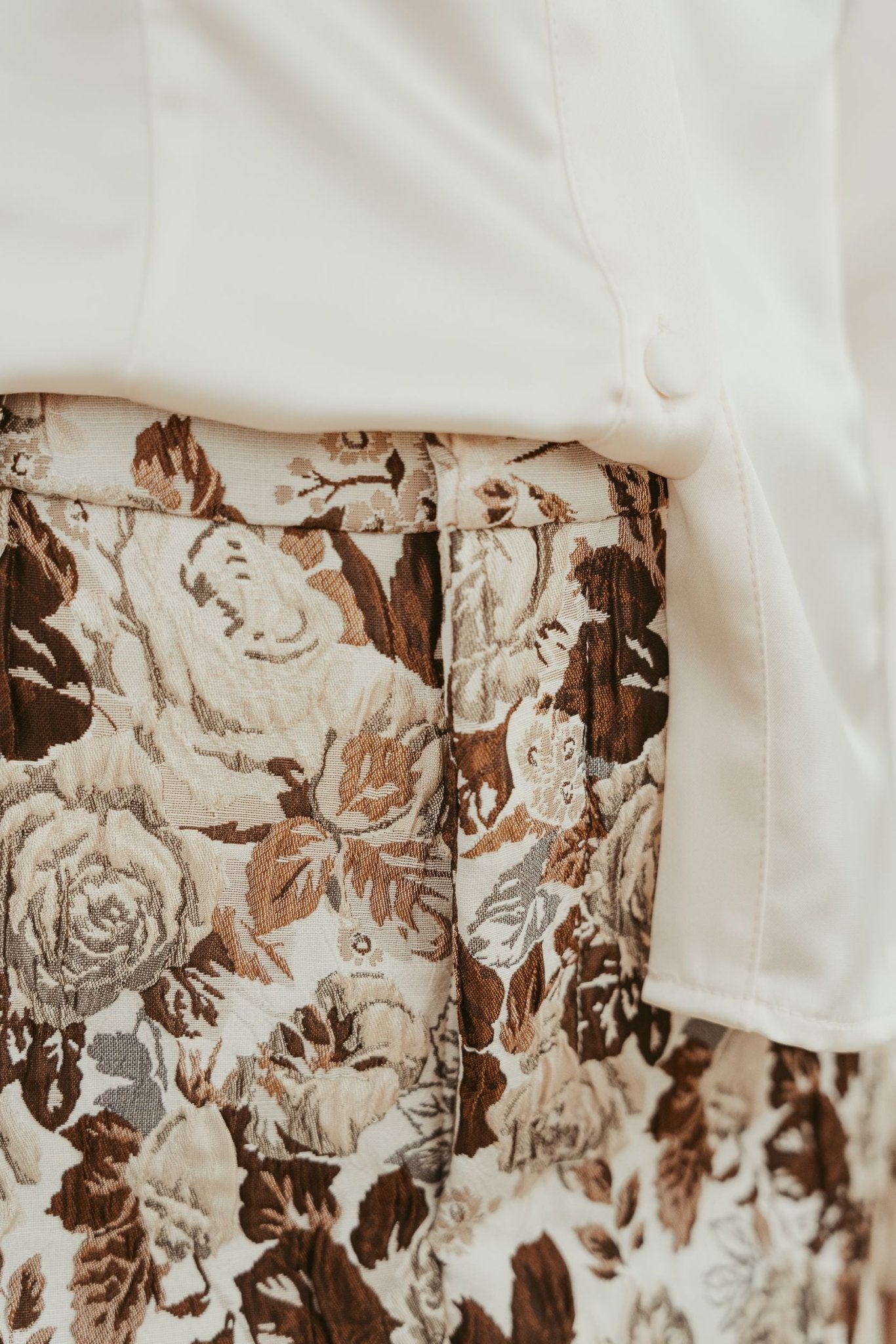 Brown Sloane Floral Skort S1287P - 2 - Southern Soule Designs