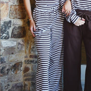 Brown Stripe Pants - Southern Soule Designs