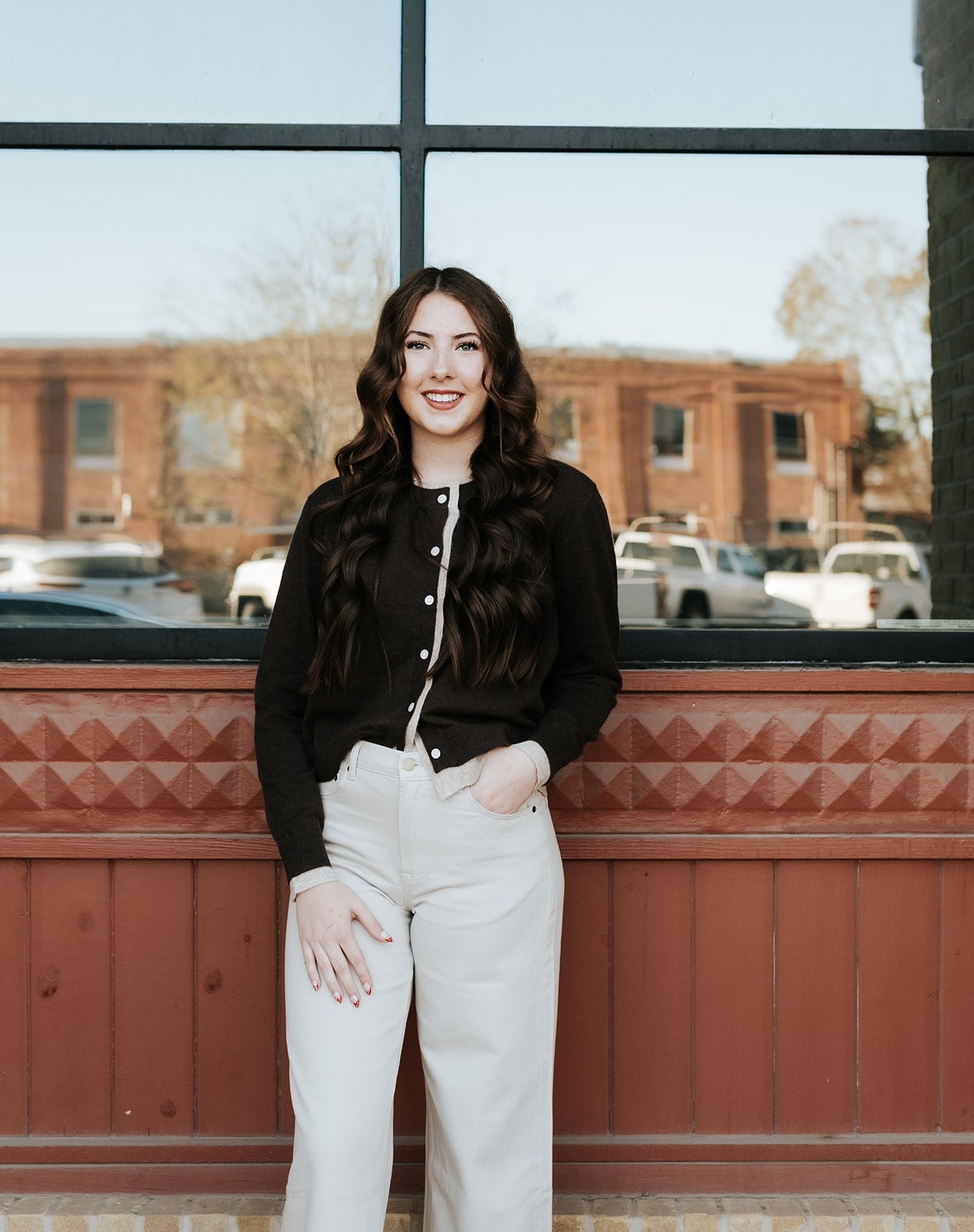 Brown/Tan Button Down Cardigan J5320 - Southern Soule Designs