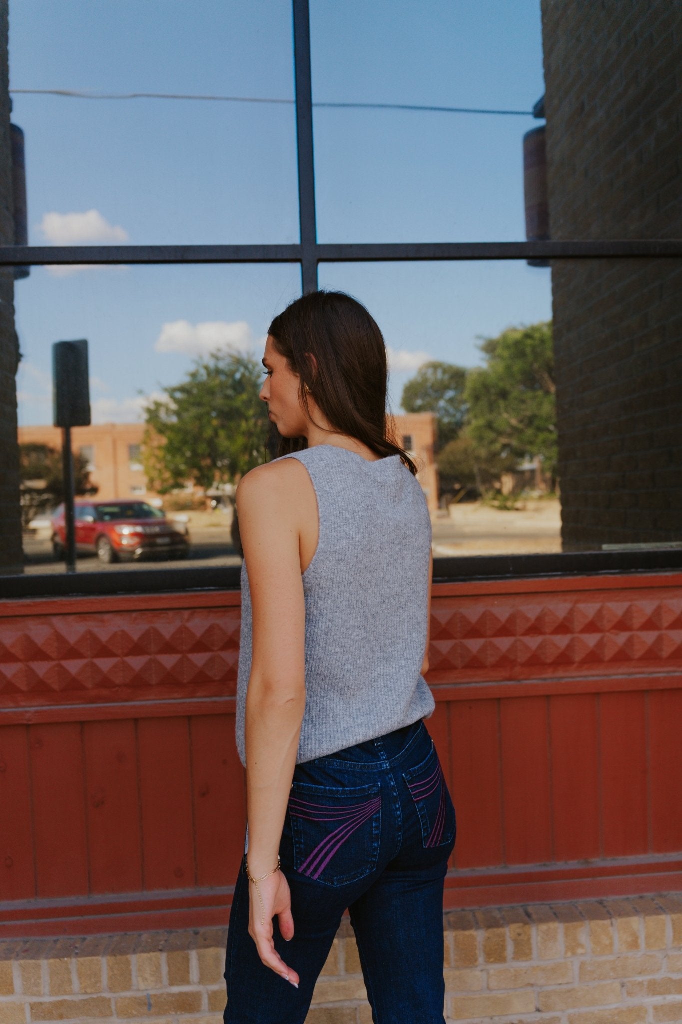 Bryce Sweater Vest Medium Heather Grey ZW253319 - Southern Soule Designs