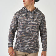 Bulebo Tiger Stripe Camo - Wetland Performance Hoodie - Southern Soule Designs
