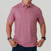 Burlebo American Flag Performance Polo - Southern Soule Designs