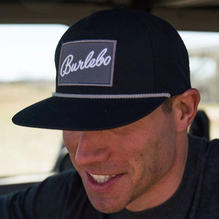 Burlebo Black Burlebo Grey Patch Cap - Southern Soule Designs
