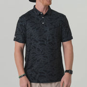 Burlebo Black Camo Performance Polo - Southern Soule Designs