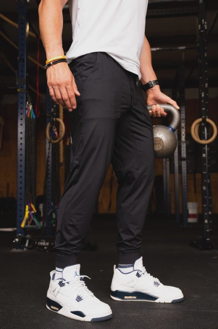 Burlebo Black Performance Jogger - Southern Soule Designs