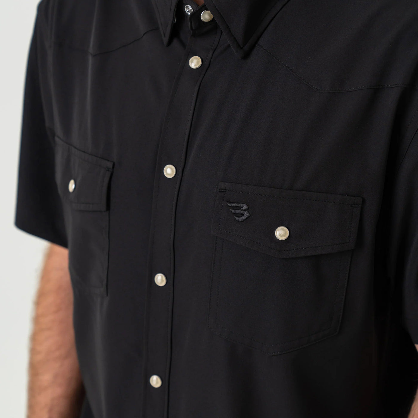 Burlebo Black Performance Western Shirt - Southern Soule Designs