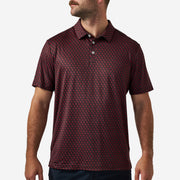 Burlebo Black/Red Vintage Helmets Performance Polo - Southern Soule Designs