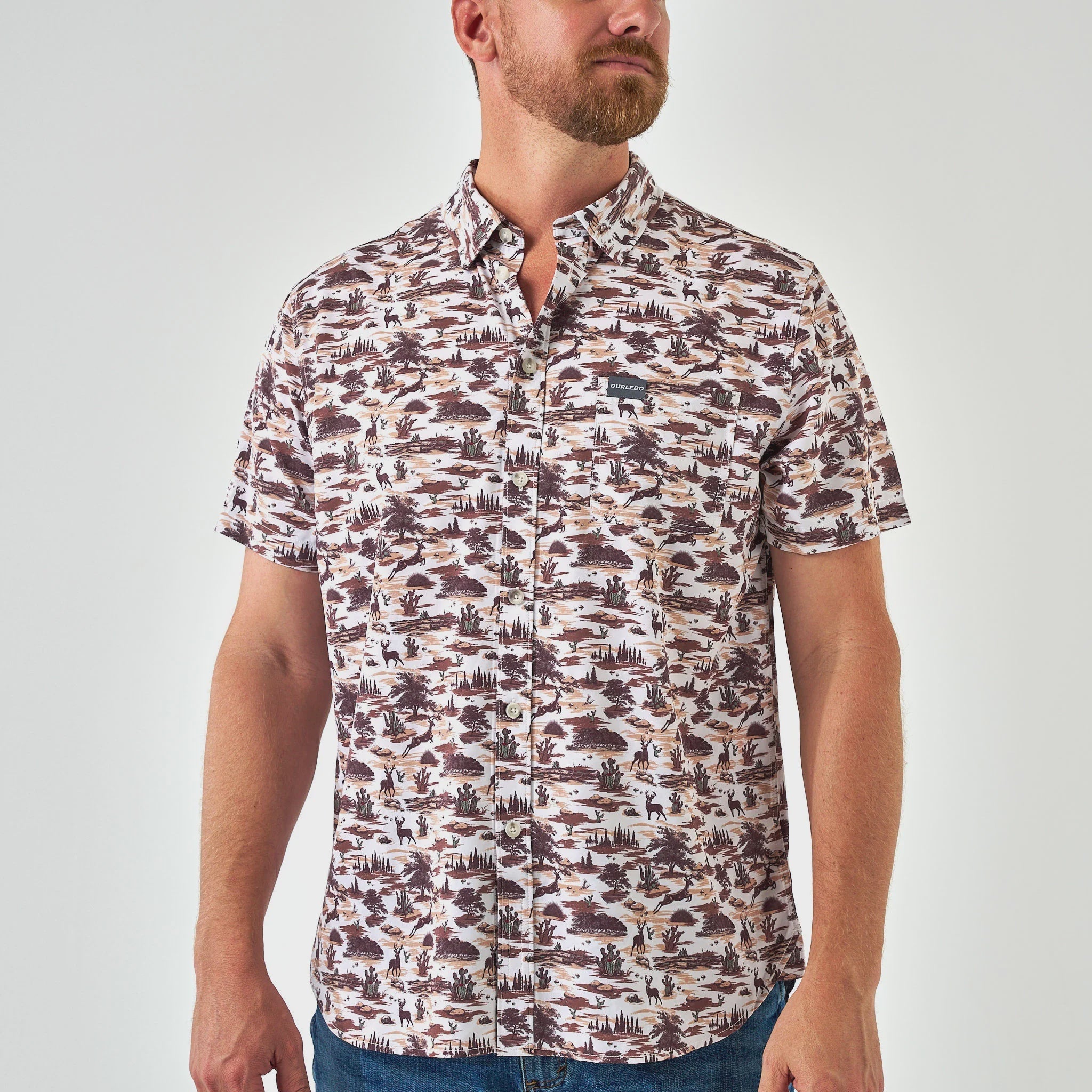 Burlebo Brush Country Performance Button Up - Southern Soule Designs