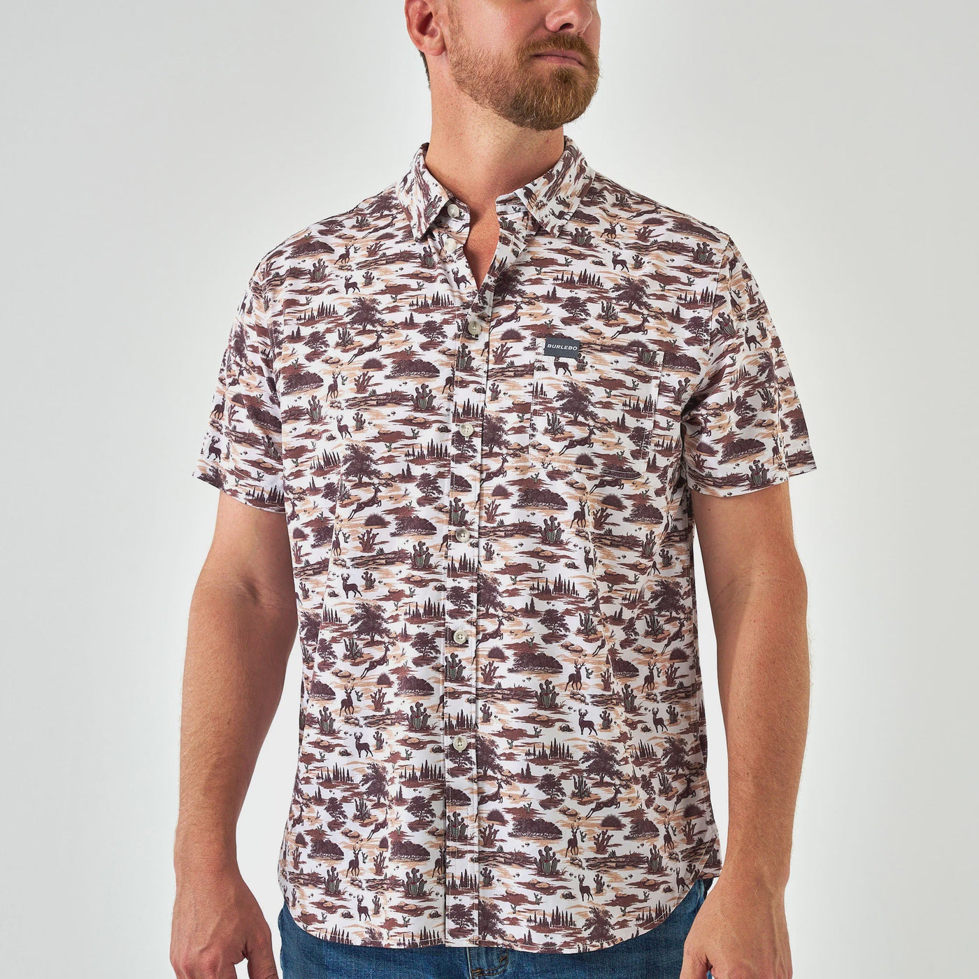 Burlebo Brush Country Performance Button Up - Southern Soule Designs