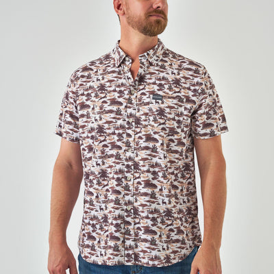 Burlebo Brush Country Performance Button Up - Southern Soule Designs