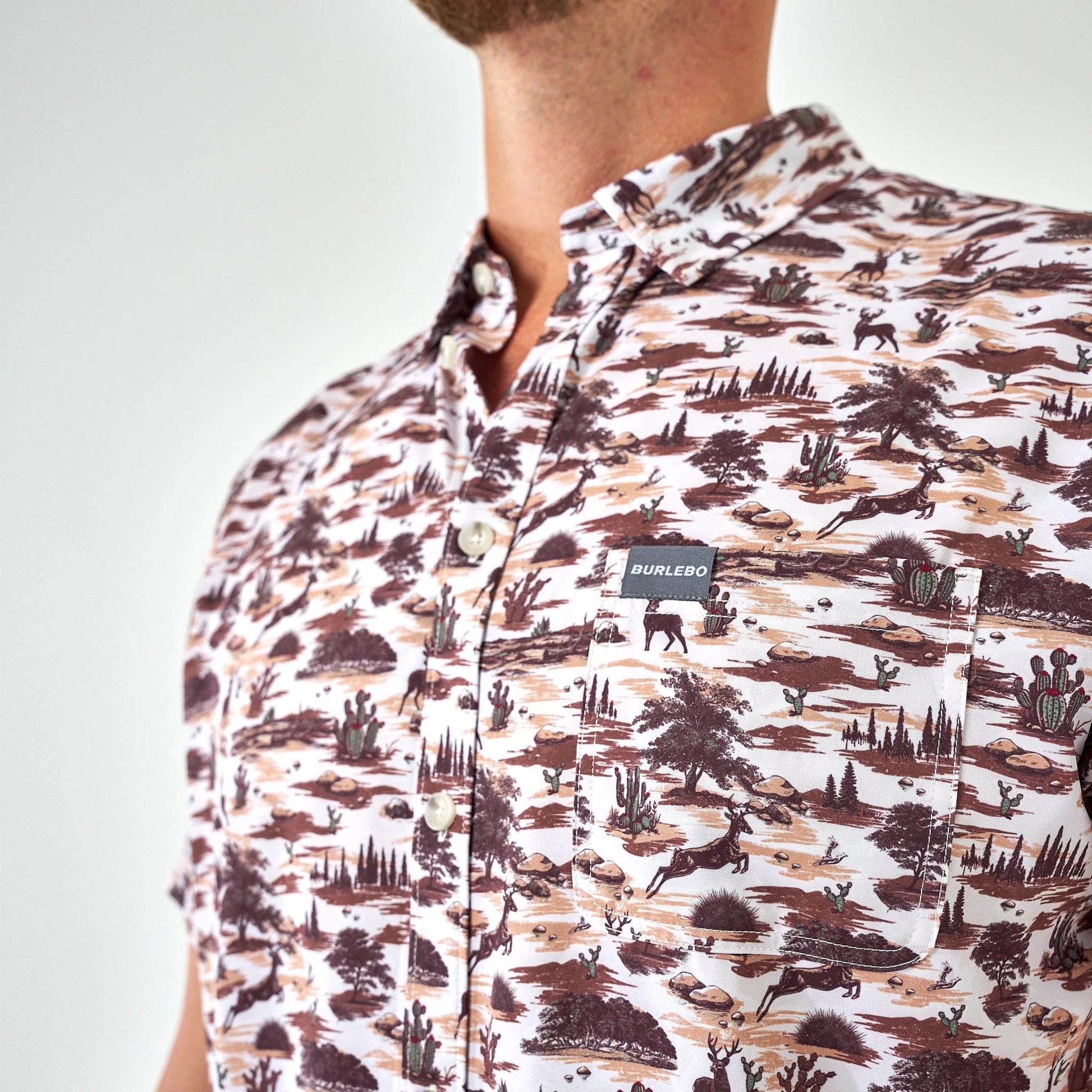 Burlebo Brush Country Performance Button Up - Southern Soule Designs