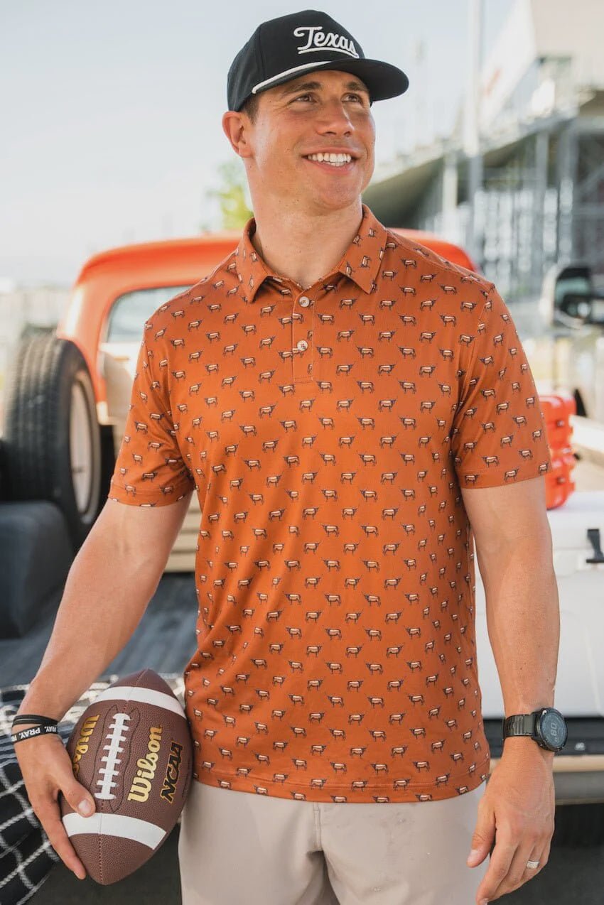 Burlebo By The Horns Performance Polo - Southern Soule Designs