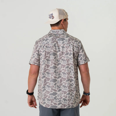 Burlebo Classic Deer Camo Performance Button Up - Southern Soule Designs