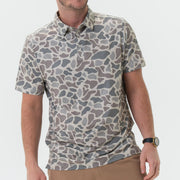 Burlebo Classic Deer Camo Performance Polo - Southern Soule Designs