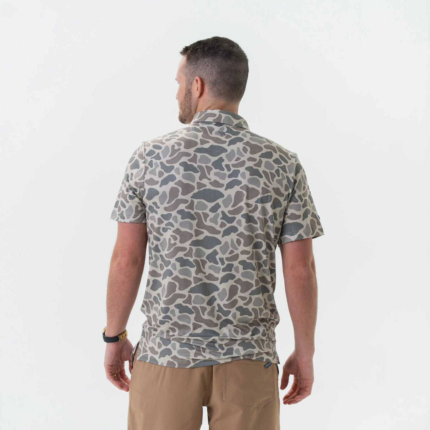 Burlebo Classic Deer Camo Performance Polo - Southern Soule Designs