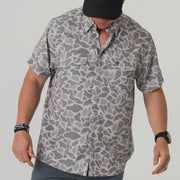 Burlebo Classic Deer Camo Performance Western Shirt - Southern Soule Designs