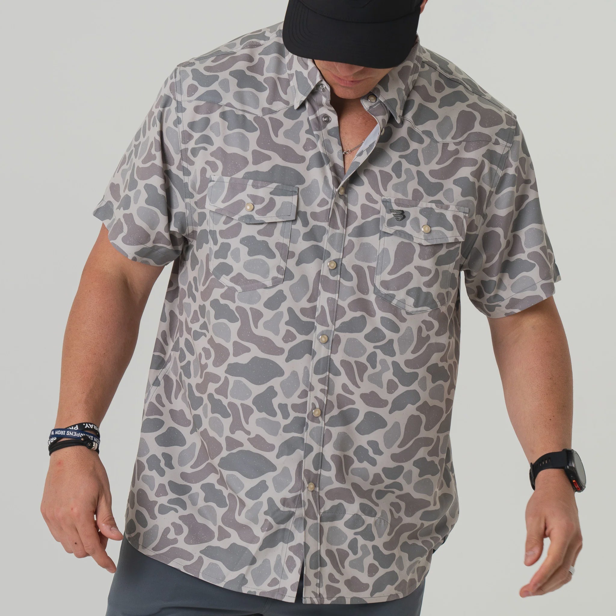 Burlebo Classic Deer Camo Performance Western Shirt - Southern Soule Designs